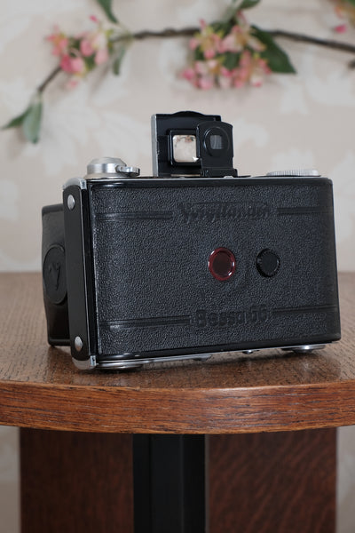 Superb! WWII camera, 1943 Voigtlander Bessa 66 with Heliar lens!, CLA's, Freshly Serviced