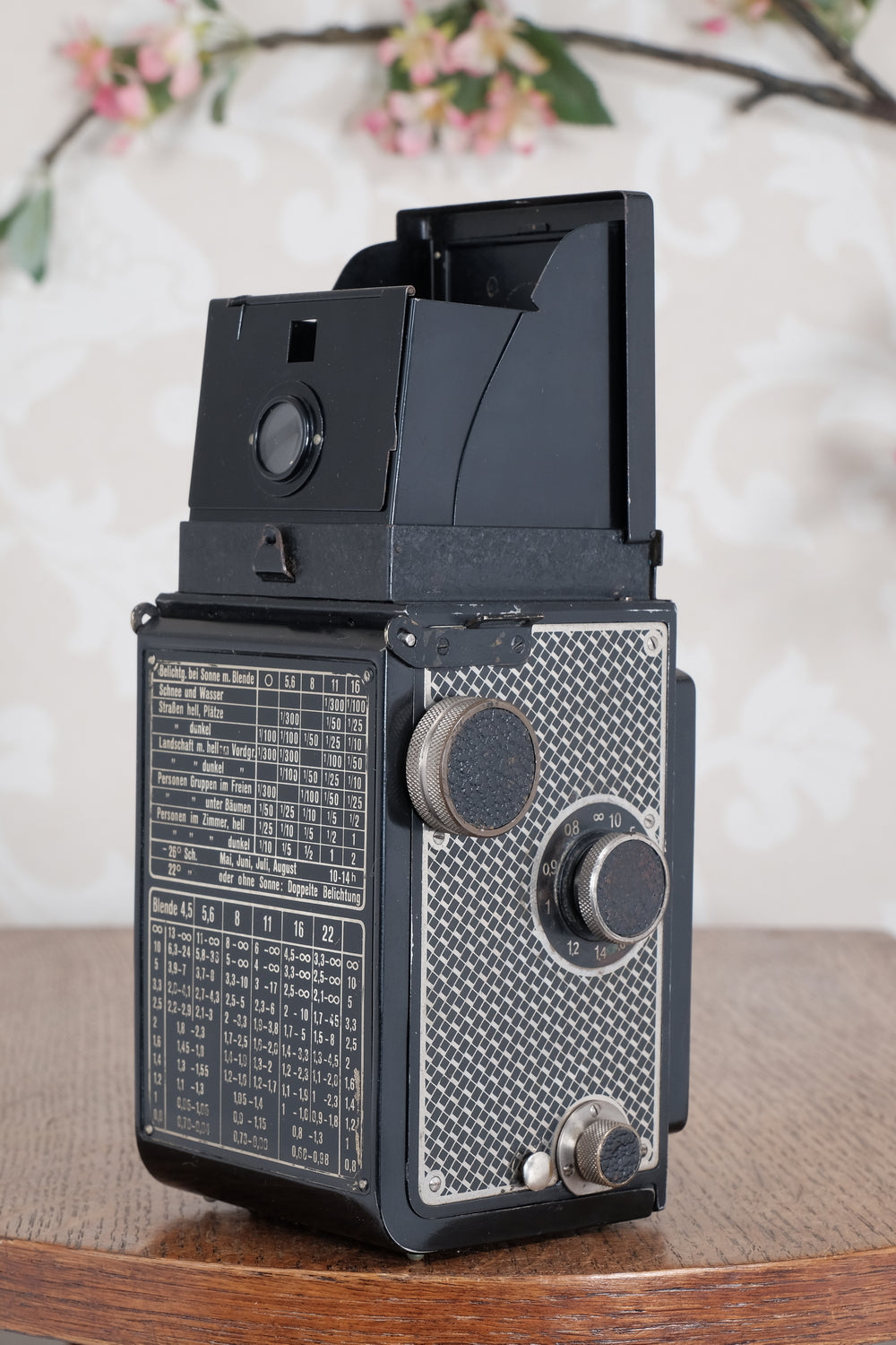 Excellent! 1934 Art-Deco Nickel-plated Rolleicord, CLA’d, Freshly Serviced!