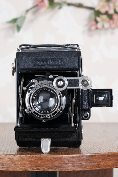 Near Mint! 1934 ZEISS-IKON SUPER IKONTA A, 6x4.5, Tessar lens,  CLA’d, Freshly Serviced!