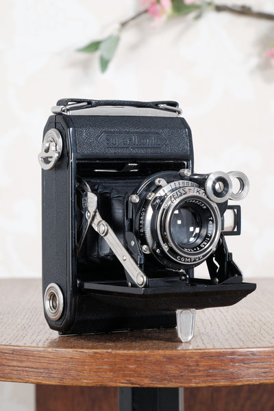 Near Mint! 1934 ZEISS-IKON SUPER IKONTA A, 6x4.5, Tessar lens,  CLA’d, Freshly Serviced!