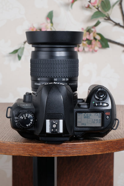 Superb! Nikon D100 with lens, battery grip & accessories