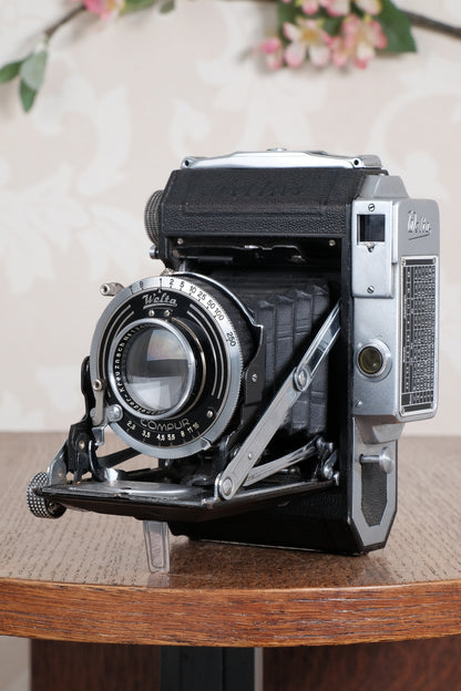 Rare! 1938 WELTA WELTUR, Medium format, Coupled Rangefinder Camera with original case. CLA'd, Freshly serviced!