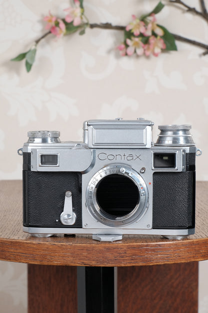 Superb! 1938 Zeiss Ikon Contax III, CLA'd, Freshly Serviced!