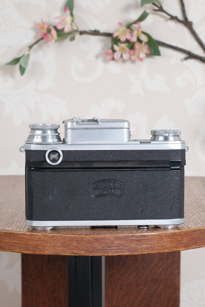 Superb! 1938 Zeiss Ikon Contax III, CLA'd, Freshly Serviced!