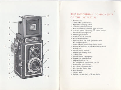 Ikoflex Ib Instruction book (Stuttgart) (Original).