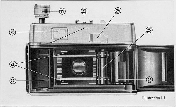 Voigtlander Vito CL CLR, Instructions for use. (original).