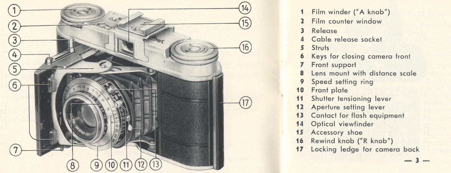 Voigtlander Vito II instructions for use (original).