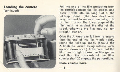 Voigtlander Vito II instructions for use (original).