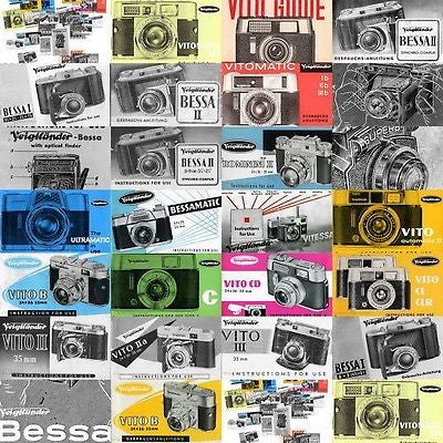 26 Voigtlander / Voigtländer manuals + 224 photos very good quality. PFDs DOWNLOAD! - Voigtlander- Petrakla Classic Cameras