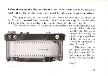 Instructions for Contax I 1935, English, PDF DOWNLOAD! - Zeiss-Ikon- Petrakla Classic Cameras