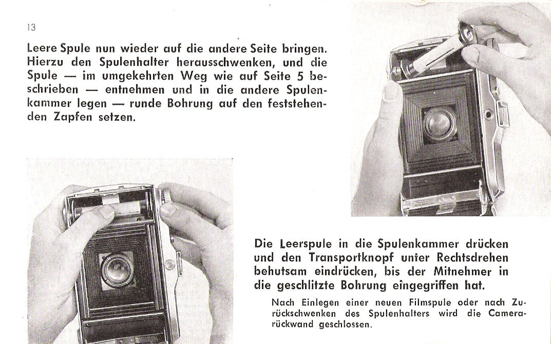 Agfa Isolette I, Gebrauchsanweisung. - Agfa- Petrakla Classic Cameras