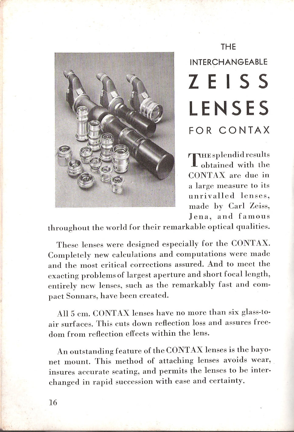 Contax with Zeiss Lenses (English) PDF DOWNLOAD! - Zeiss-Ikon- Petrakla Classic Cameras