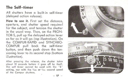 Voigtlander Bessa I Instruction book (original). Free Shipping! - Voigtlander- Petrakla Classic Cameras