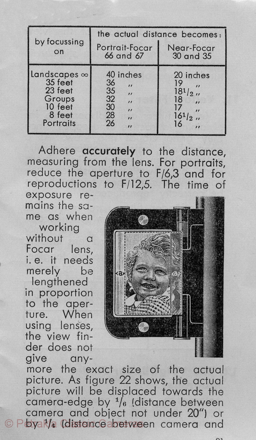 Voigtlander Bessa with optical finder, Instructions for use. PDF DOWNLOAD! - Voigtlander- Petrakla Classic Cameras