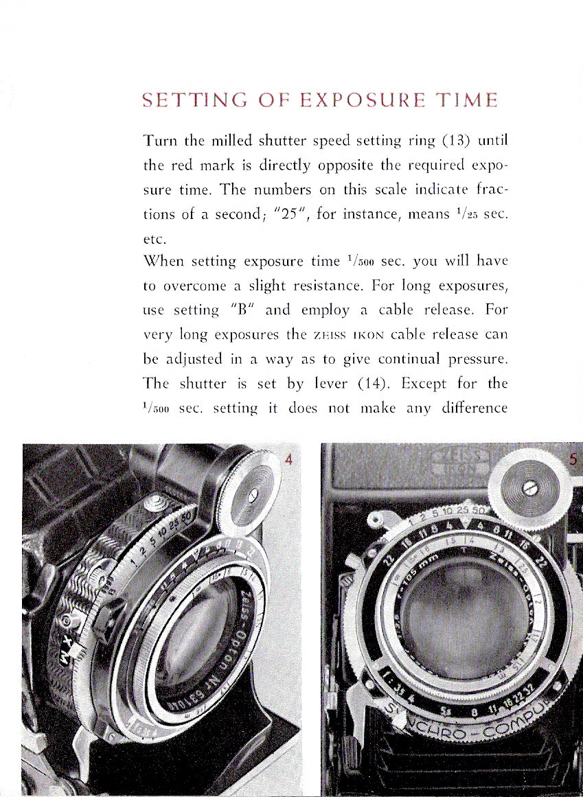 Super Ikonta 2 1/4" x 3 1/4"  Instruction book (Stuttgart). PDF DOWNLOAD! - Zeiss-Ikon- Petrakla Classic Cameras