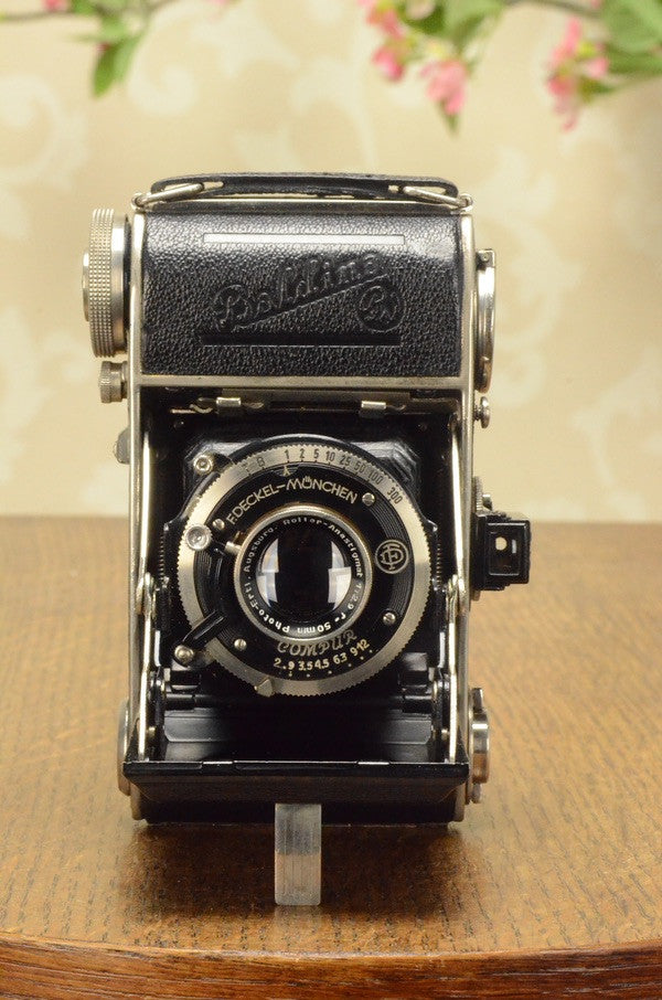 1936 Balda Baldina, 35mm camera with Compur shutter, Freshly Serviced! CLA’d - Balda- Petrakla Classic Cameras