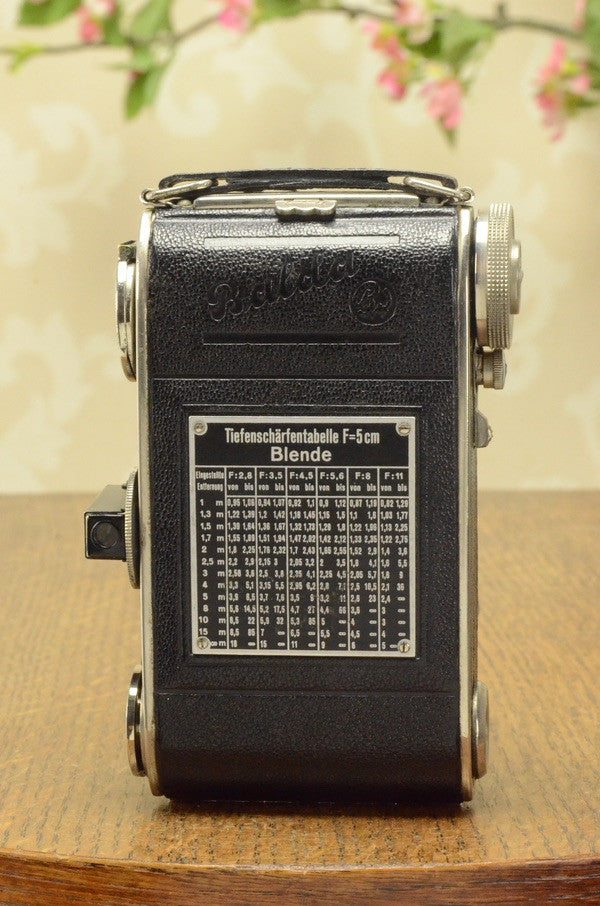 1936 Balda Baldina, 35mm camera with Compur shutter, Freshly Serviced! CLA’d - Balda- Petrakla Classic Cameras