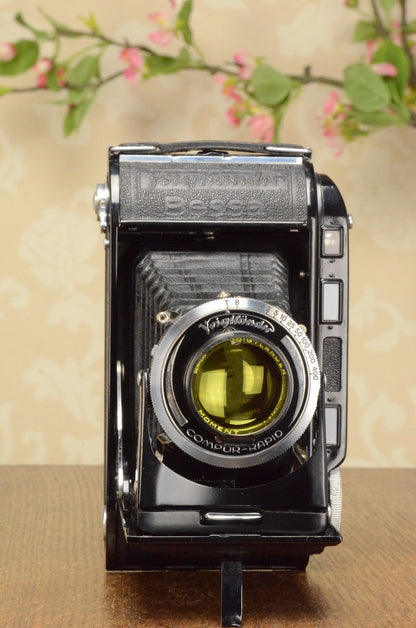 NEAR MINT 1938 Voigtlander Bessa Rangefinder, HELIAR LENS! 6x9, Freshly Serviced - Voigtlander- Petrakla Classic Cameras