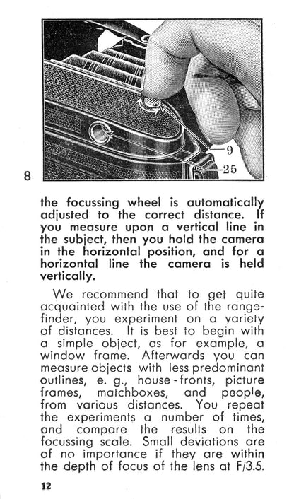 Voigtlander Bessa with Rangefinder Instruction book. PDF DOWNLOAD! - Voigtlander- Petrakla Classic Cameras