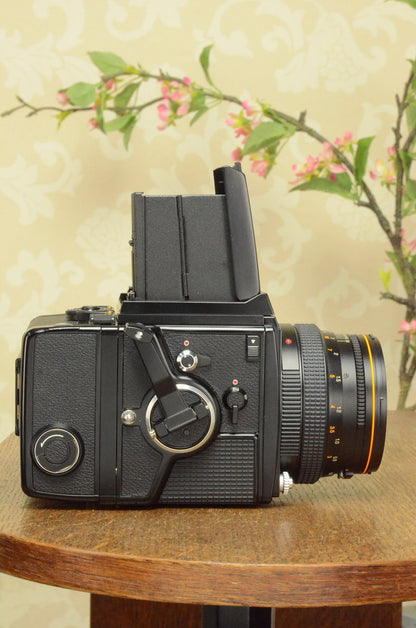 MINT! 6x6 Zenza Bronica SQ-A, complete with 80mm lens & 120 film back. - Bronica- Petrakla Classic Cameras