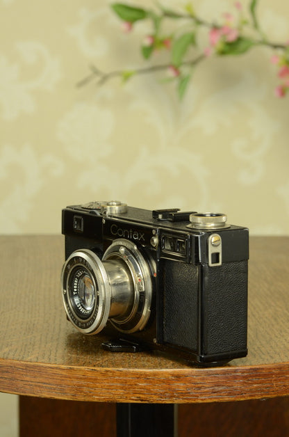 SUPERB! 1934 Zeiss Ikon Contax I, FRESHLY SERVICED! - Zeiss-Ikon- Petrakla Classic Cameras