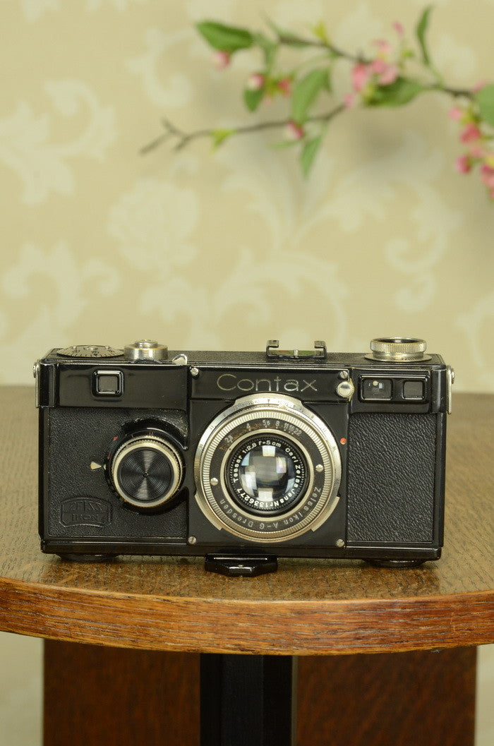 SUPERB! 1934 Zeiss Ikon Contax I, FRESHLY SERVICED! - Zeiss-Ikon- Petrakla Classic Cameras