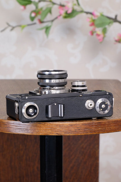 SUPERB! 1935 Zeiss Ikon Contax I, 35mm rangefinder, CLA’d, FRESHLY SERVICED! - Zeiss-Ikon- Petrakla Classic Cameras