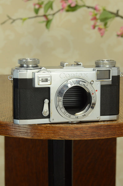 Excellent 1952 Zeiss Ikon Contax IIa,  Cleaned, Lubricated & Adjusted, CLA'd - Zeiss-Ikon- Petrakla Classic Cameras