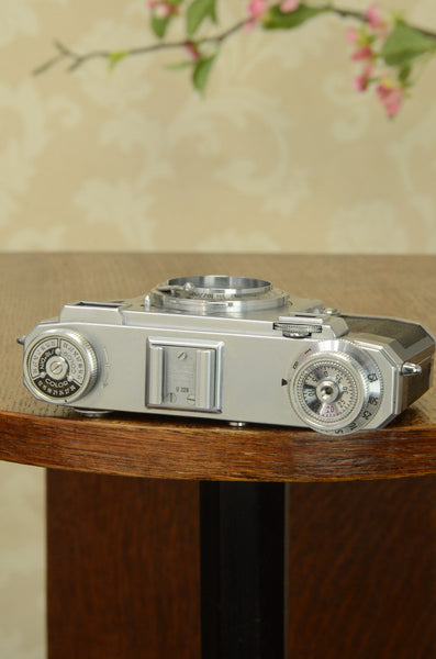 Excellent 1952 Zeiss Ikon Contax IIa,  Cleaned, Lubricated & Adjusted, CLA'd - Zeiss-Ikon- Petrakla Classic Cameras