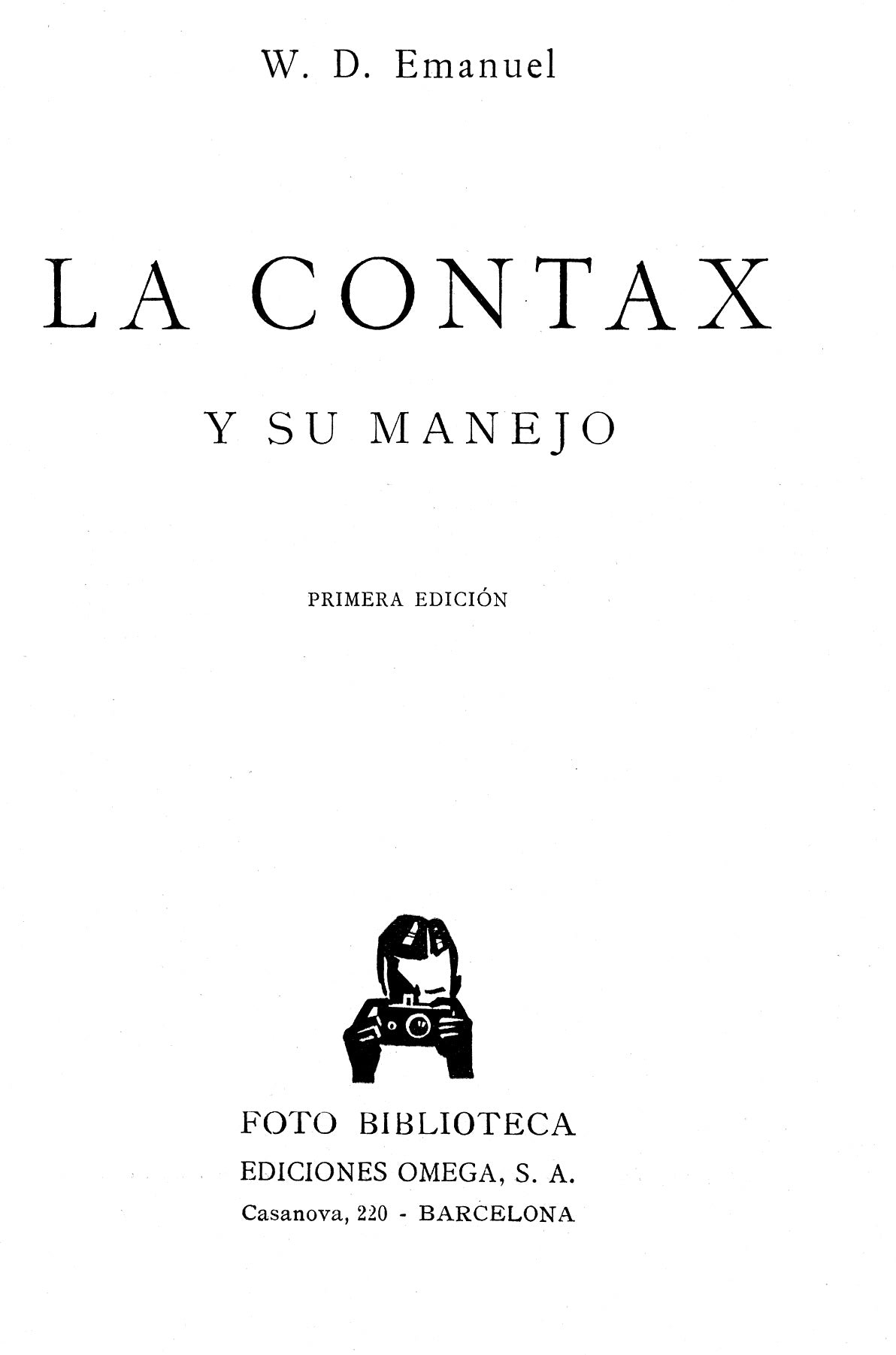 La Contax, y su manejo, PDF DOWNLOAD! - Zeiss-Ikon- Petrakla Classic Cameras