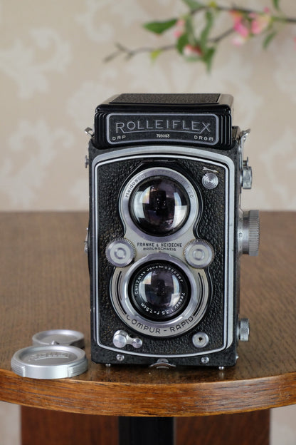 SUPERB! 1939 Rolleiflex Automat, Freshly Serviced, CLA’d - Frank & Heidecke- Petrakla Classic Cameras