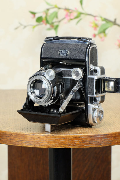 Superb! 1938 6x4.5 ZEISS-IKON SUPER IKONTA A, Tessar lens, CLA’d - Zeiss-Ikon- Petrakla Classic Cameras