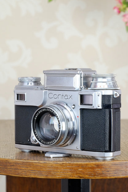 Near mint, 1938 Zeiss Ikon Contax, CLA'd, Freshly Serviced! - Zeiss-Ikon- Petrakla Classic Cameras