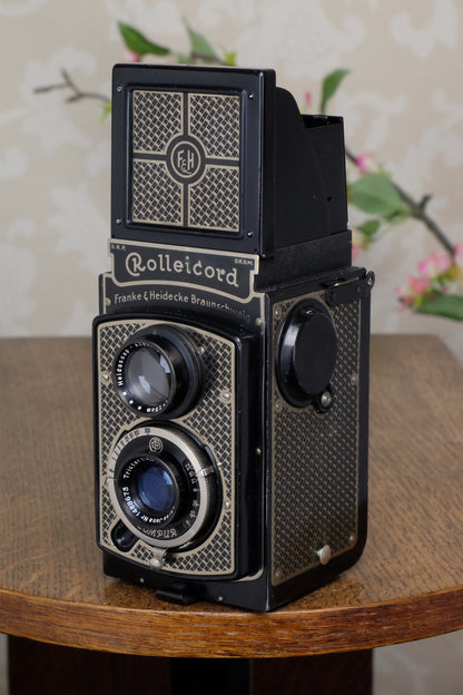 1934 Art-Deco Nickel-plated rolleicord CLA's, Freshly Serviced! - Frank & Heidecke- Petrakla Classic Cameras