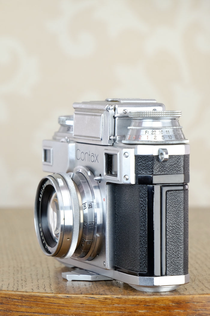 Near mint, 1938 Zeiss Ikon Contax, CLA'd, Freshly Serviced! - Zeiss-Ikon- Petrakla Classic Cameras