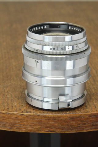 1938 Carl-Zeiss Jena  2.0/8.5cm (85mm) Sonnar Lens for Contax II - Carl Zeiss Jena- Petrakla Classic Cameras