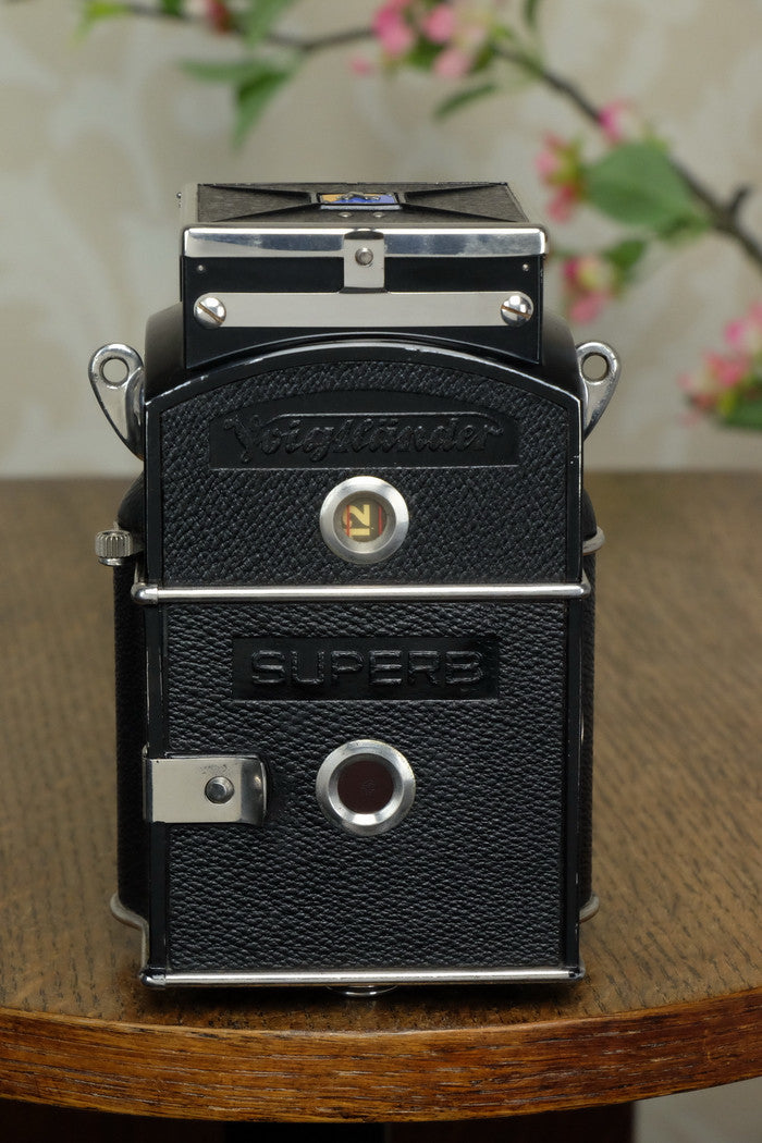 1933 Voigtlander 6x6 Superb TLR, the desirable model with “big ears”, Freshly Serviced! - Voigtlander- Petrakla Classic Cameras