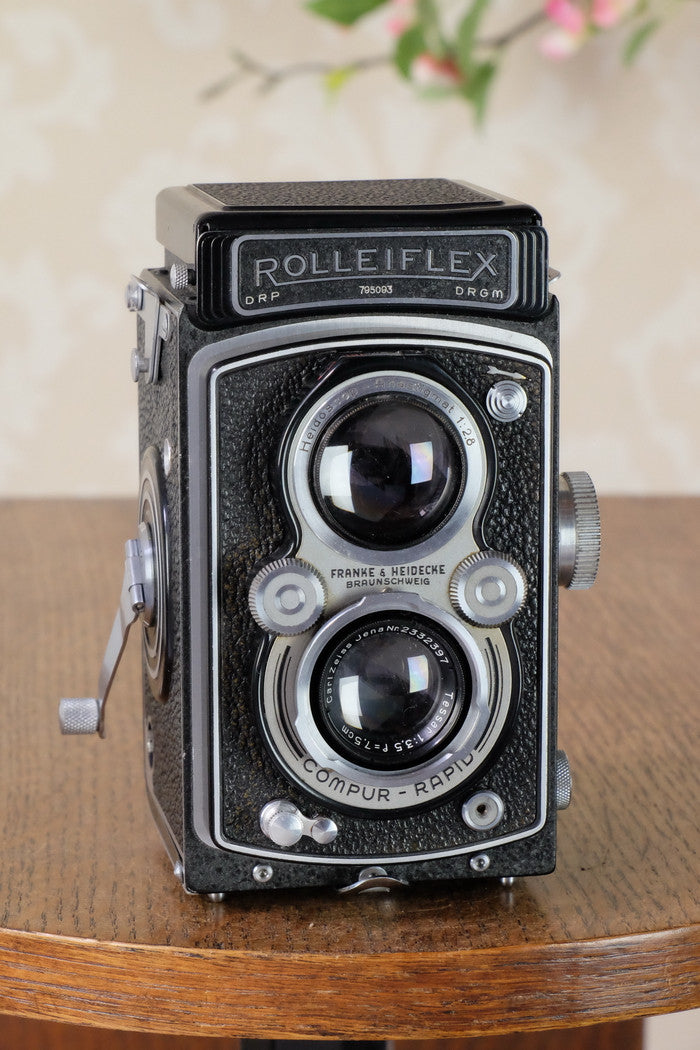 SUPERB! 1939 Rolleiflex Automat, Freshly Serviced, CLA’d - Frank & Heidecke- Petrakla Classic Cameras