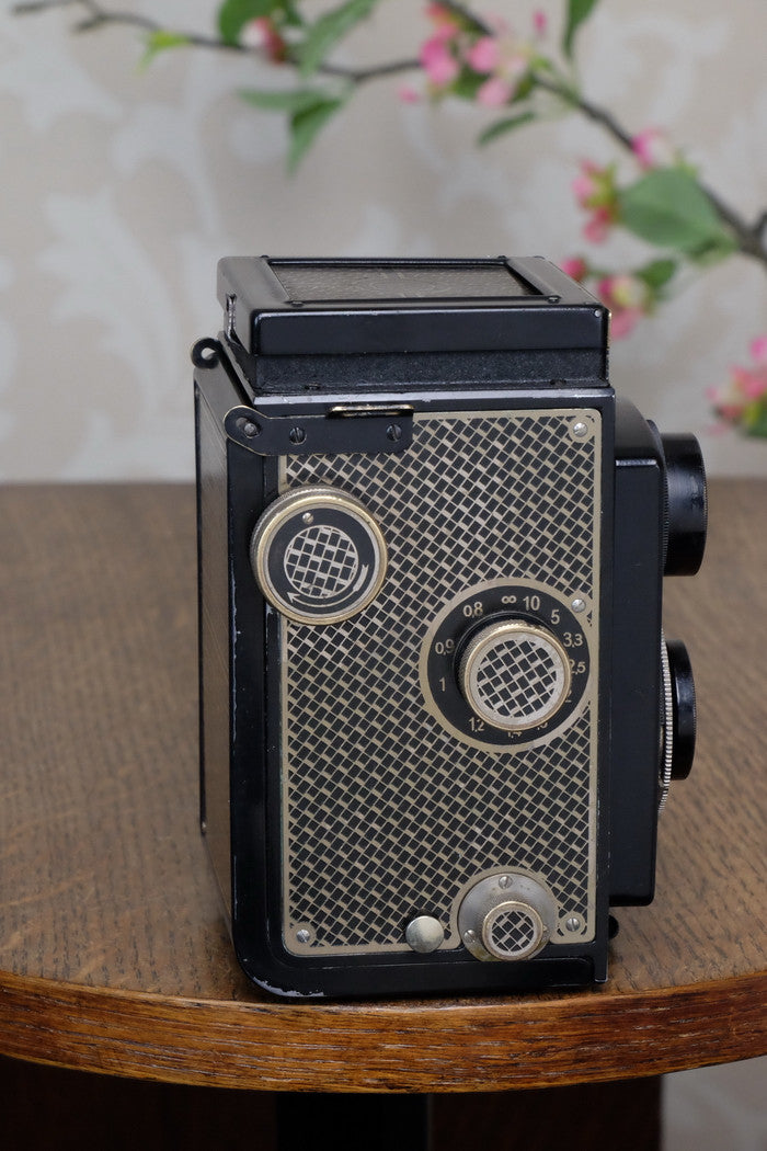 1934 Art-Deco Nickel-plated rolleicord CLA's, Freshly Serviced! - Frank & Heidecke- Petrakla Classic Cameras