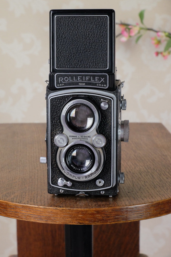 SUPERB! 1939 Rolleiflex Automat, Freshly Serviced, CLA’d - Frank & Heidecke- Petrakla Classic Cameras