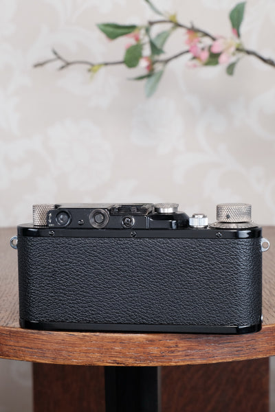 Near mint 1932 BLACK LEITZ LEICA III, Freshly Serviced CLA'd!