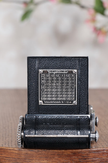 Rare 1934 Voigtlander Perkeo, CLA'd, Freshly Serviced! - Voigtlander- Petrakla Classic Cameras