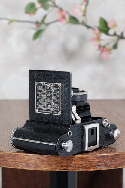 Rare 1934 Voigtlander Perkeo, CLA'd, Freshly Serviced! - Voigtlander- Petrakla Classic Cameras