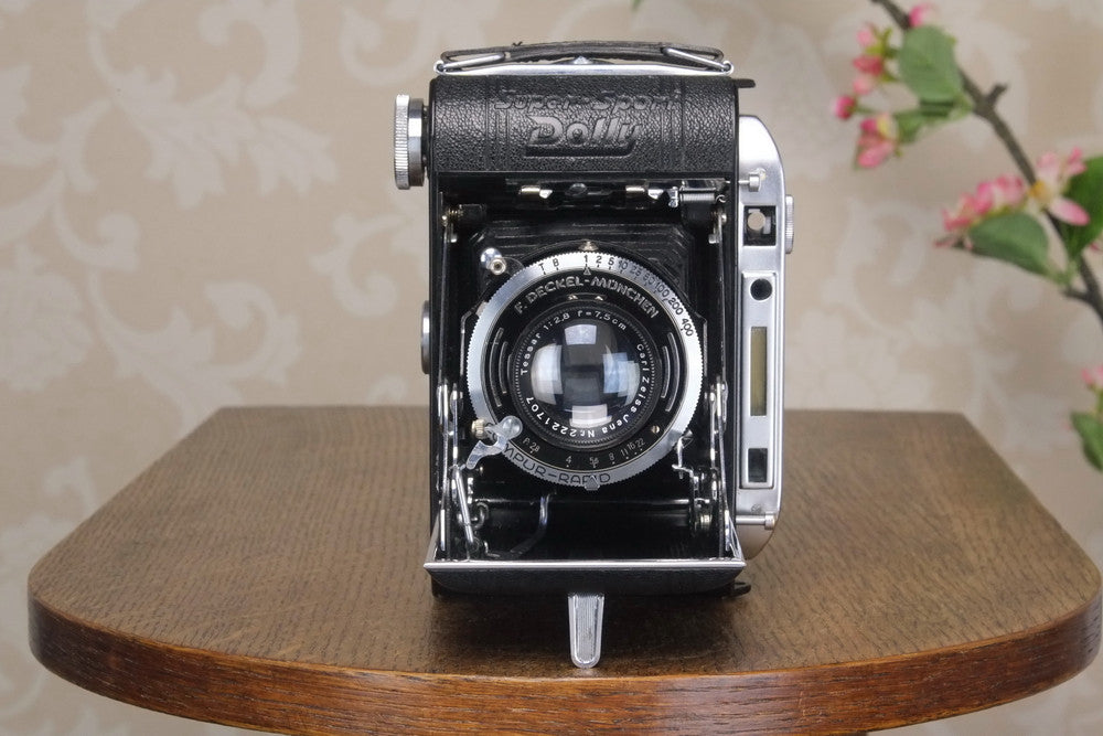 Rare! 1938 CERTO SS Dolly with f2.8/75mm Zeiss Tessar lens - Certo- Petrakla Classic Cameras