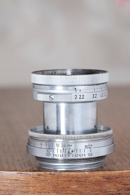 RARE! 1940 Military Leitz 50mm Summitar lens, with “HEER” engraving. - Leitz- Petrakla Classic Cameras