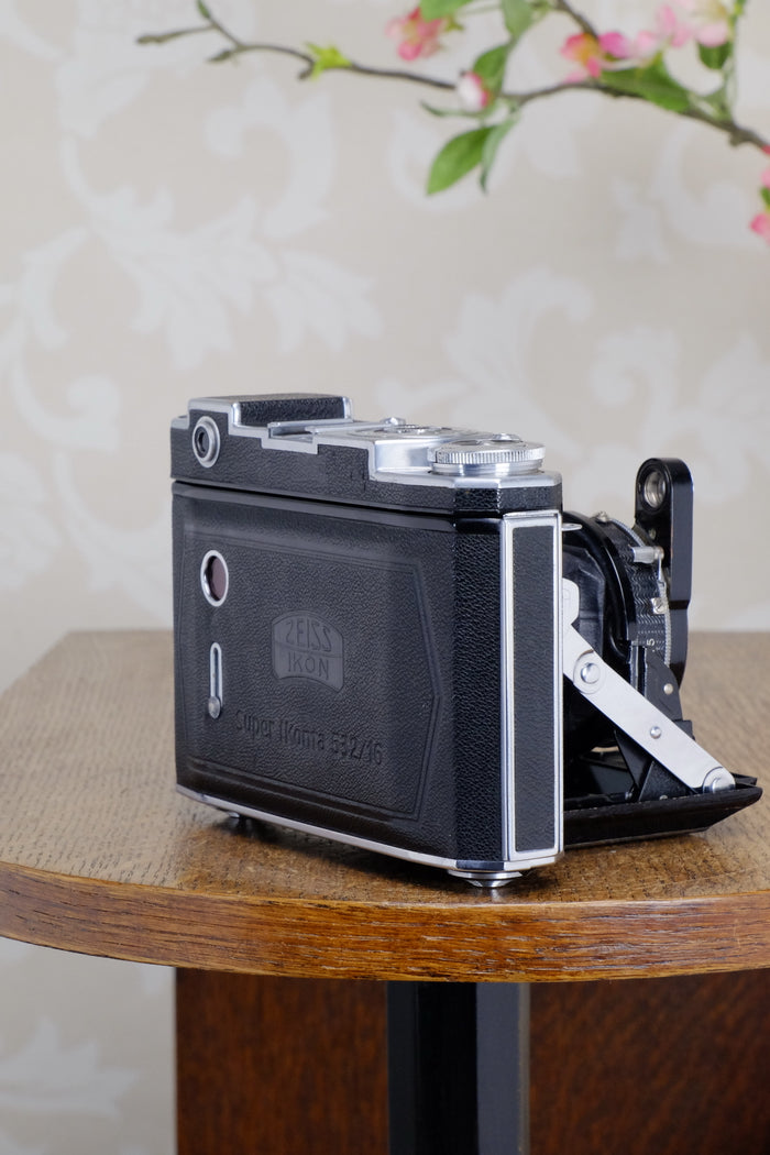 SUPERB! 1938 Zeiss Ikon Super Ikonta B 6x6, Tessar lens,  CLA'd, Freshly Serviced! - Zeiss-Ikon- Petrakla Classic Cameras