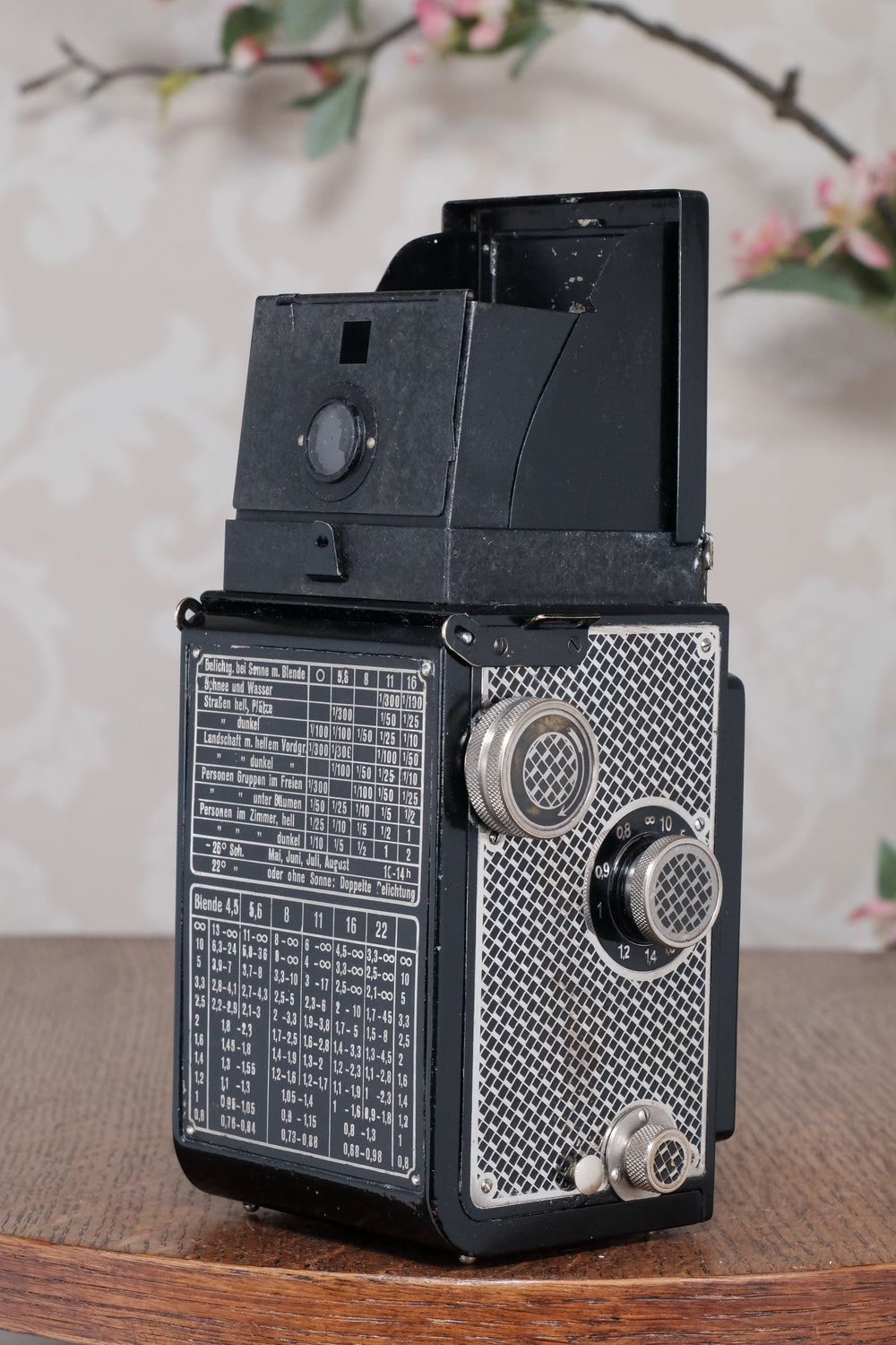 1934 Art-Deco Nickel-plated Rolleicord CLA’d, Freshly Serviced!