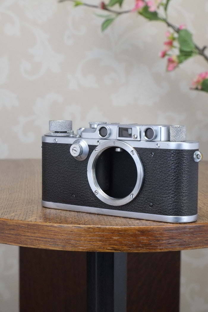 Excellent 1937 Leitz Leica III, Freshly Serviced! - Leitz- Petrakla Classic Cameras