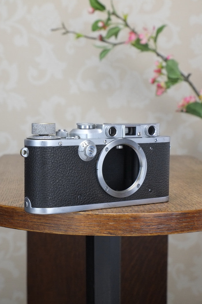 Excellent 1937 Leitz Leica III, Freshly Serviced! - Leitz- Petrakla Classic Cameras