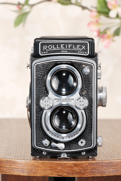 Superb! 1938 Rolleiflex Automat, Freshly Serviced, CLA’d - Frank & Heidecke- Petrakla Classic Cameras